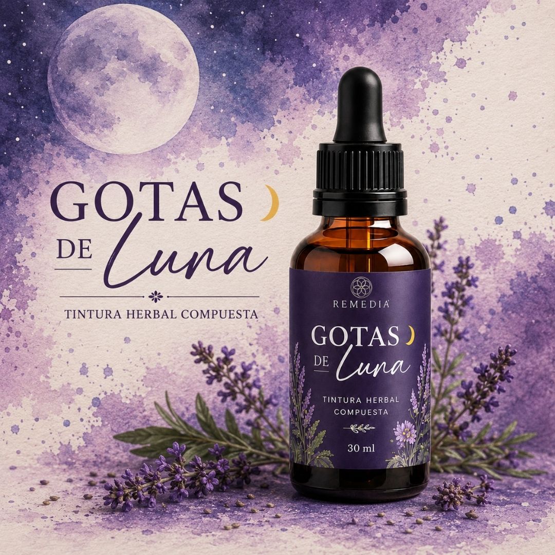 Gotas de Luna — Tintura Herbal para el Descanso y el Bienestar Nocturno