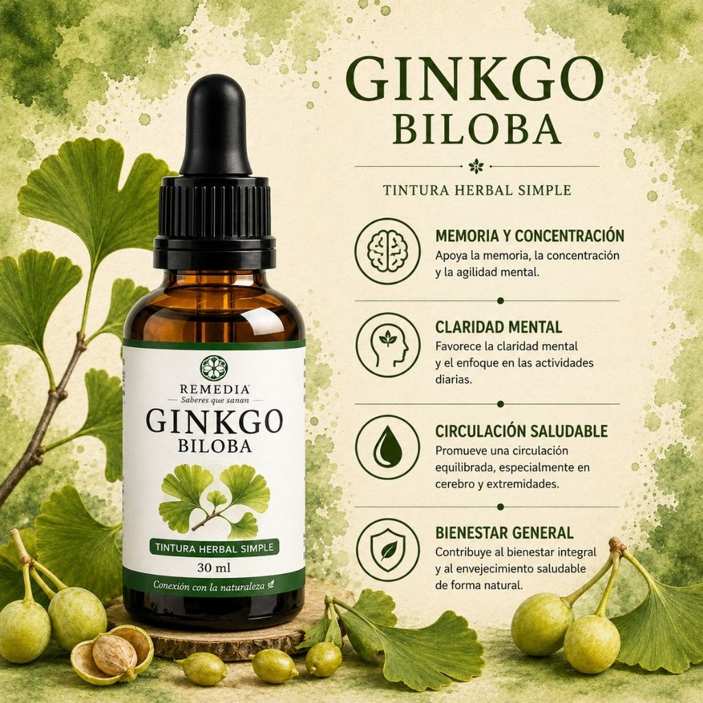 Tintura de Ginkgo Biloba