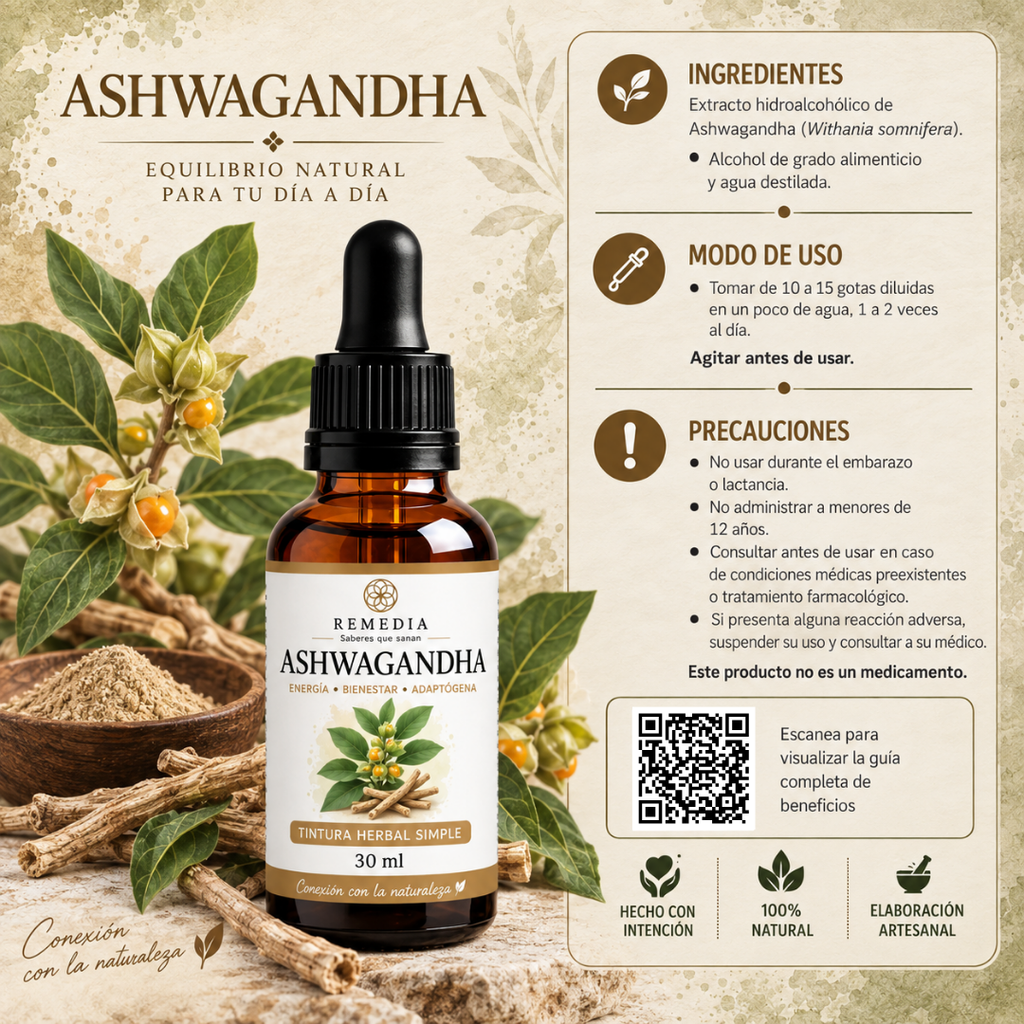 Tintura de Ashwagandha