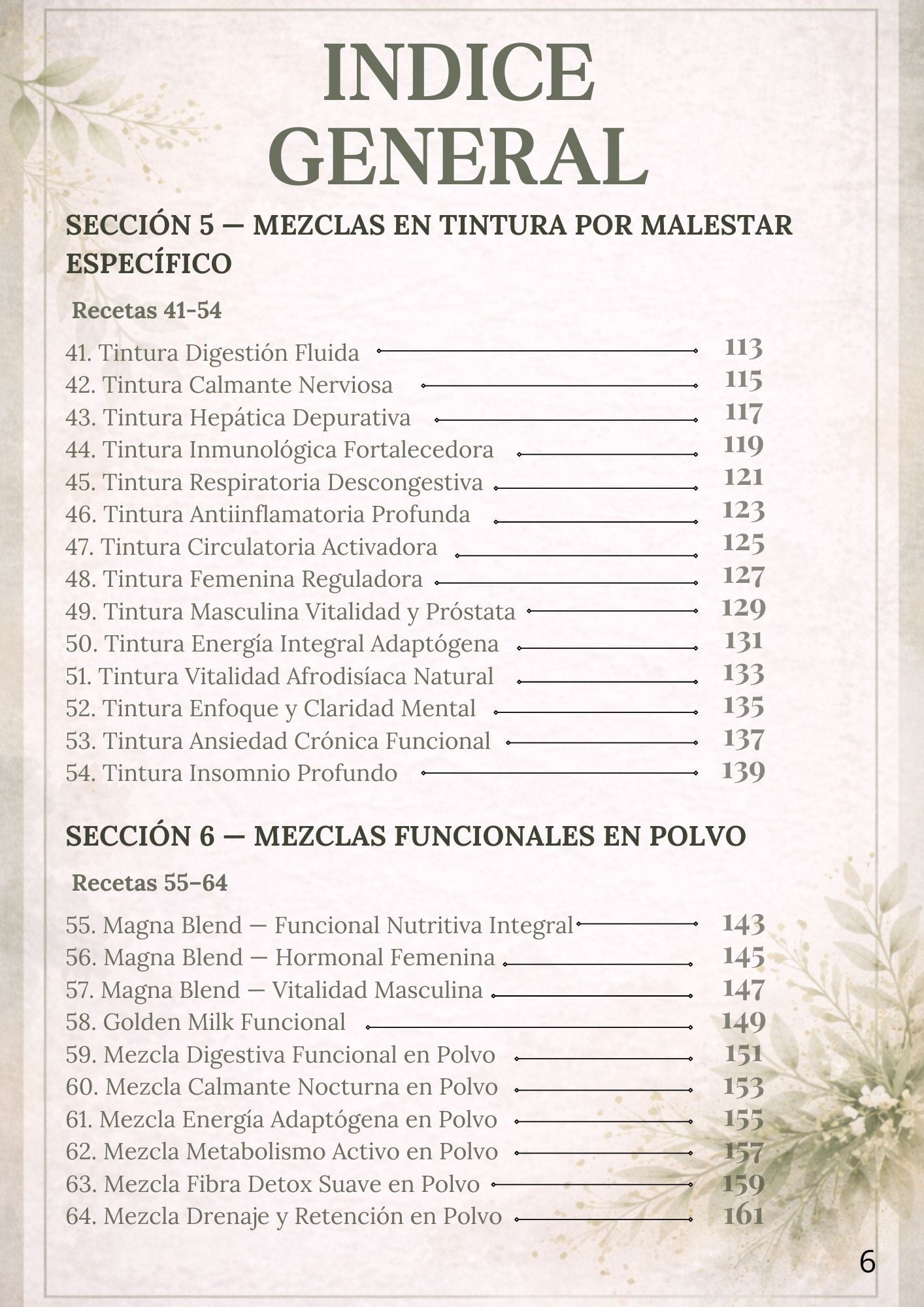 100+ Fórmulas Herbales Funcionales