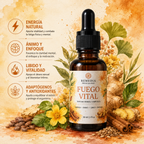 Fuego Vital — Tintura Herbal Energizante y Claridad Mental