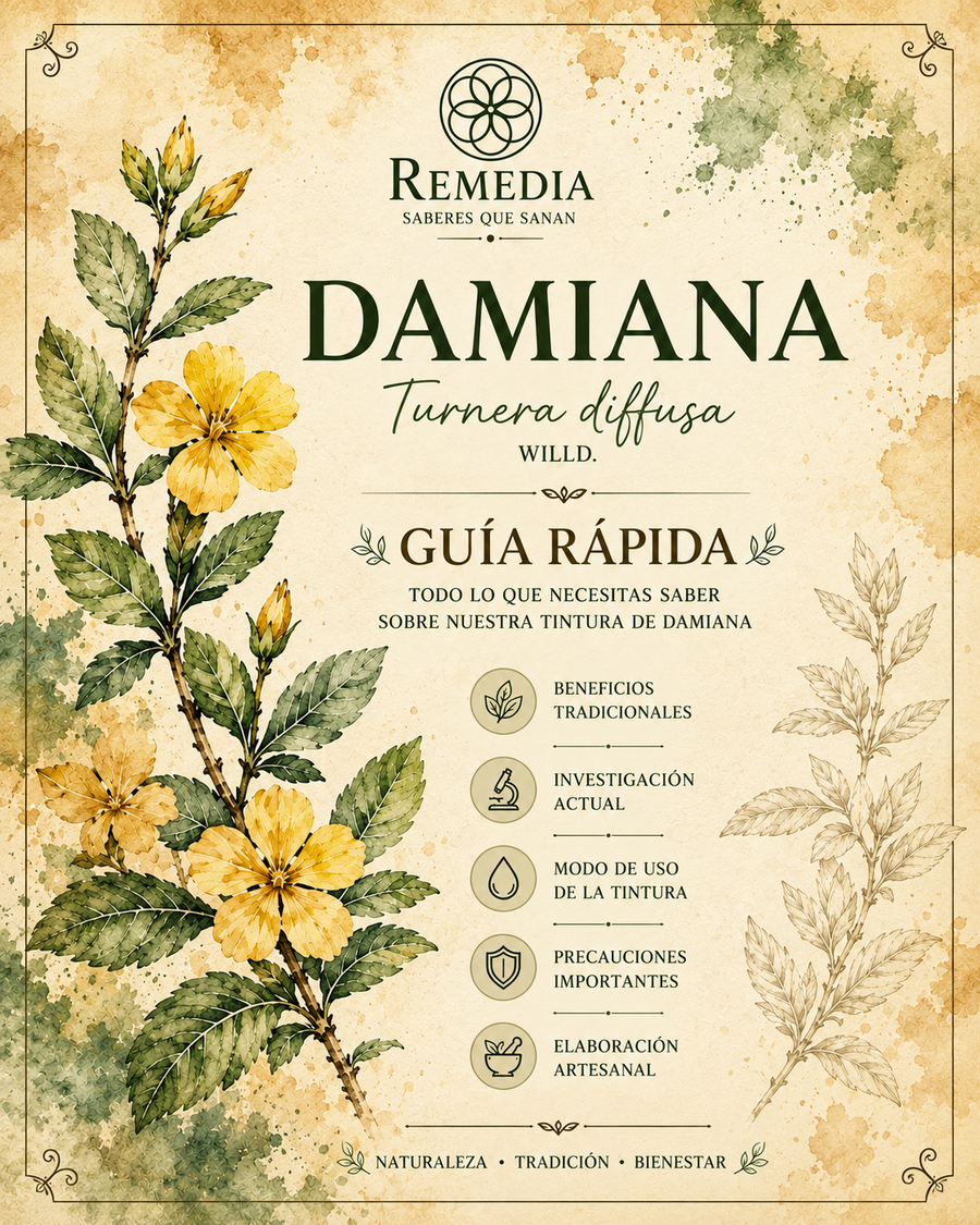 Guía de uso · Damiana