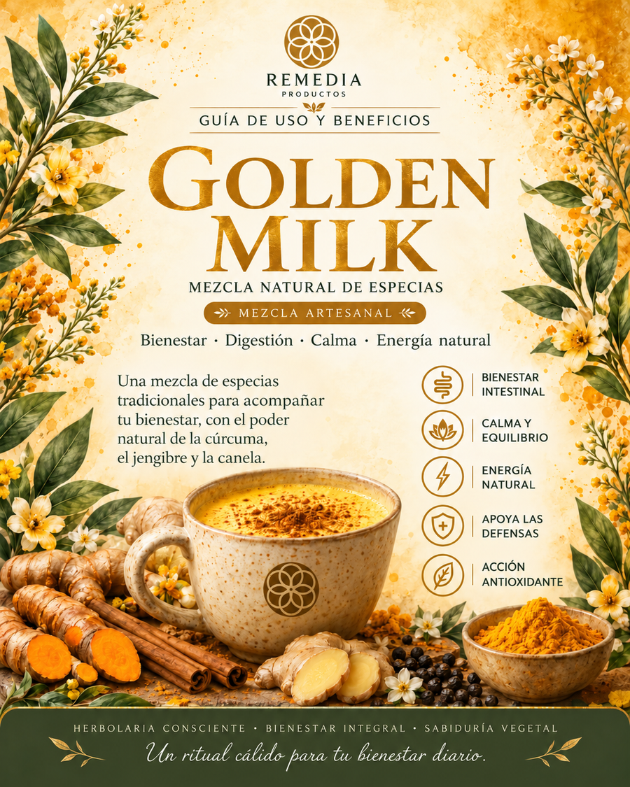 Guía de uso · Golden Milk