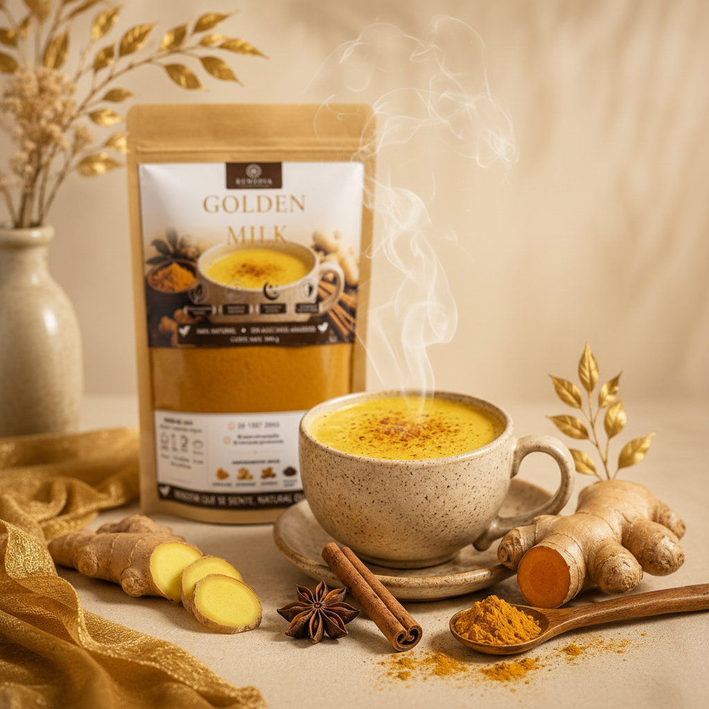 Golden Milk - creatividad para redes